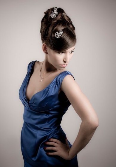 Прическа на свадьбу Невеста Женя (С12014) - Стилист-визажист Олеся Чорная