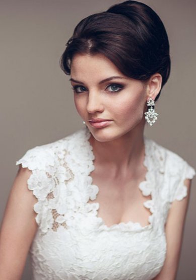 Прическа на свадьбу Невеста Марина (С12018) - Стилист-визажист Олеся Чорная