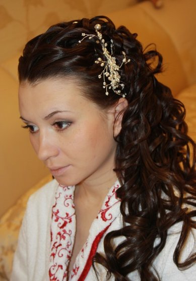 Свадебная прическа С12079 - Стилист-визажист Евгения Григорьева