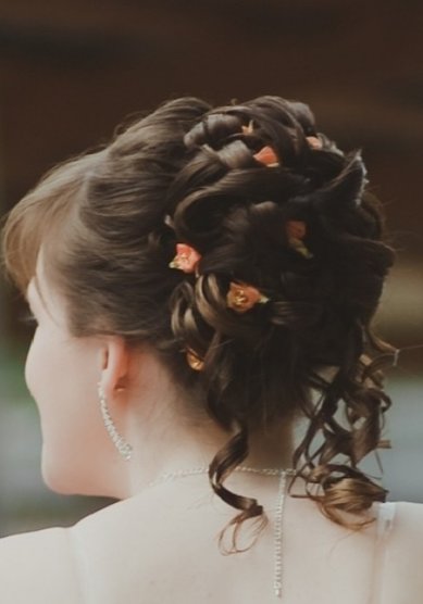 Свадебная прическа Элечка (С12091) - Стилист-визажист Валентина