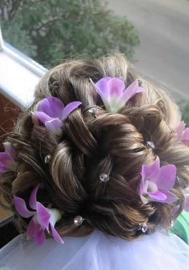 Прическа на свадьбу С12102 - Стилист-визажист Валентина