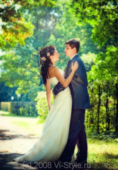 Прическа на свадьбу Двое (С12124) - Стилист-визажист Виктория Корсакова