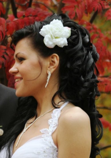 Свадебная прическа Загадочное слово (С12127) - Стилист-визажист Виктория Корсакова