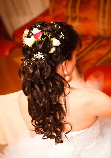 Свадебная прическа Милая (С12157) - Стилист-визажист Виктория Корсакова