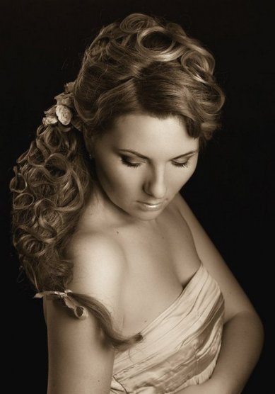 Свадебная прическа Ажурное плетение (С12173) - Стилист Анастасия Полякова