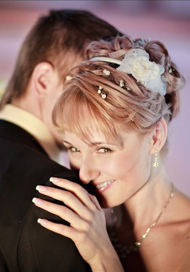 Прическа на свадьбу Тайна (С12176) - Стилист-визажист Виктория Корсакова