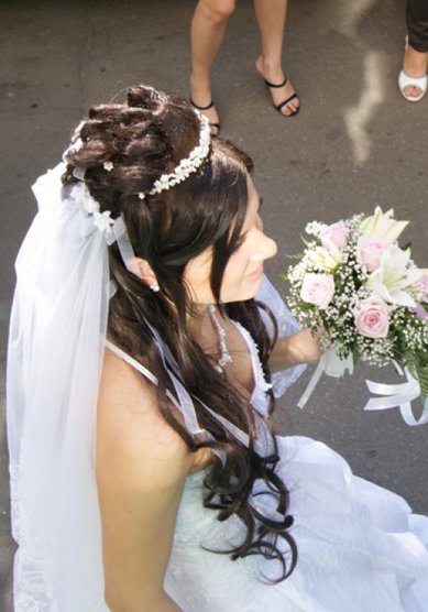 Свадебная прическа С12199 - стилист-визажист Мила Кузьмина