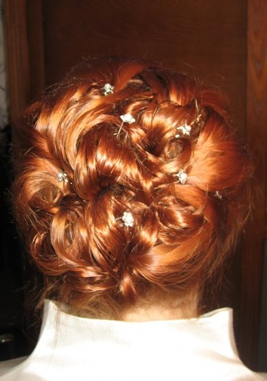 Свадебная прическа С12215 - Стилист-визажист Валентина