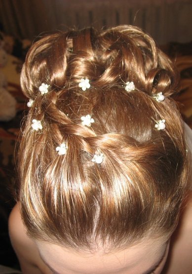 Прическа на свадьбу С12216 - Стилист-визажист Валентина