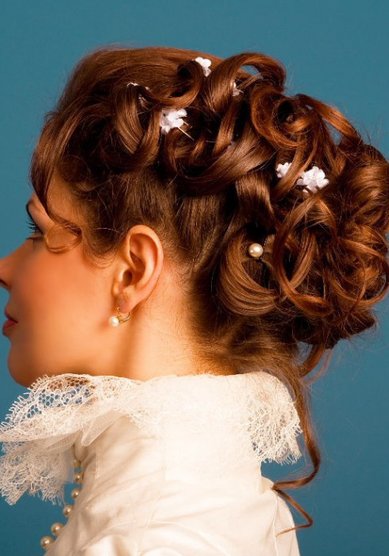 Прическа на свадьбу Белоснежка (С12242) - Стилист-визажист Ирина Вершинина