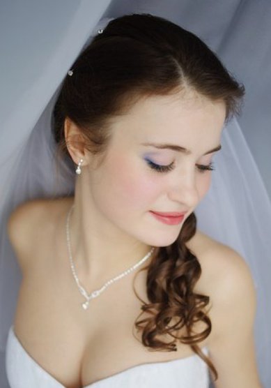 Прическа на свадьбу С12262 - Стилист-визажист Валентина