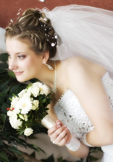 Свадебная прическа С12347 - Стилист-визажист Валентина