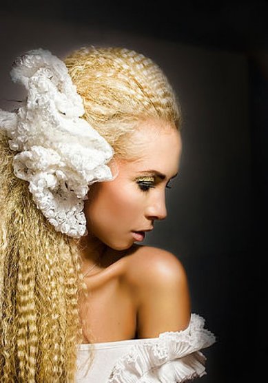 Прическа на свадьбу А12460 - Стилист-визажист Ольга Артамонова