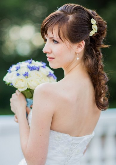 Прическа на свадьбу С12488 - Стилист Ольга Родина