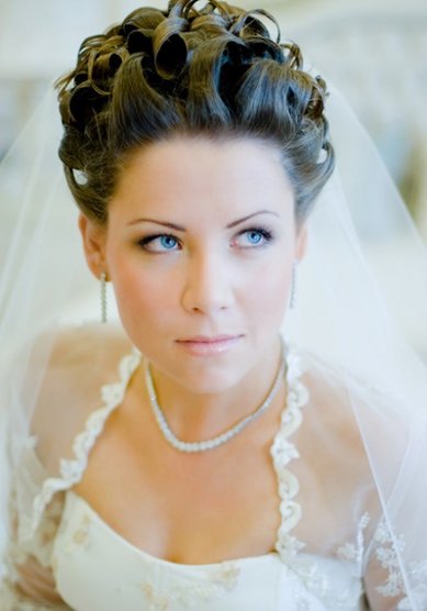 Прическа на свадьбу О13100 - Стилист-визажист Елена Олейник