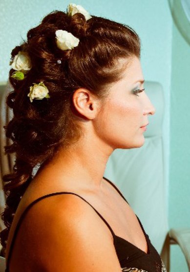 Прическа на свадьбу С13542 - Стилист-визажист Валентина