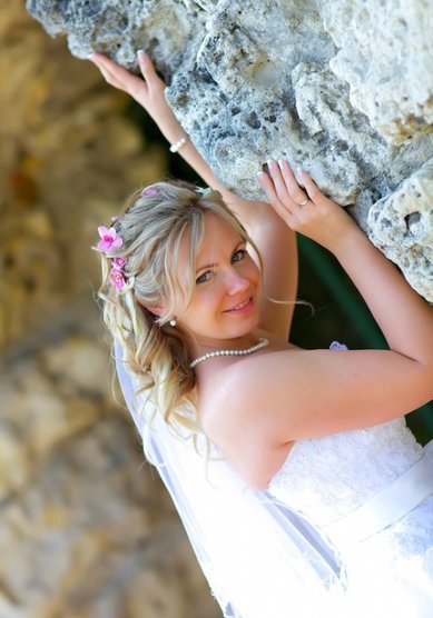 Прическа на свадьбу Невеста Екатерина (С13554) - Стилист-визажист Олеся Чорная