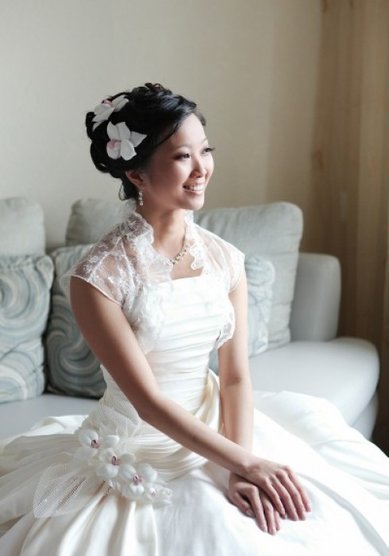 Прическа на свадьбу Восточная красавица. (С14016) - Свадебный стилист-визажист Людмила Кубышкина...