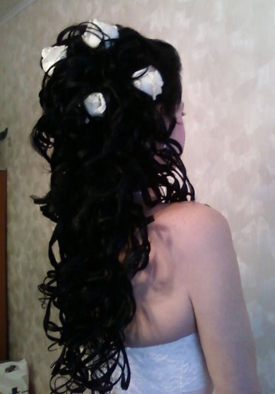 Прическа на свадьбу Пожелание (С14128) - Стилист-визажист Виктория Корсакова