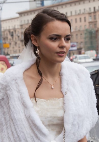 Прическа на свадьбу Счастье (С14130) - Стилист-визажист Виктория Корсакова