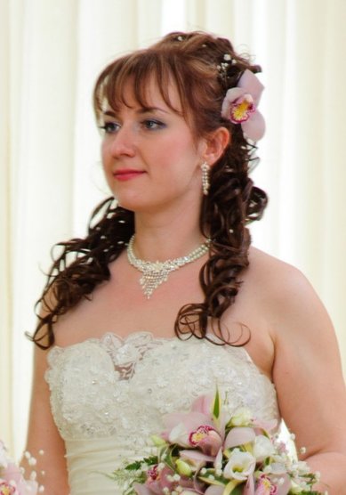 Свадебная прическа Навстречу судьбе (С14135) - Стилист-визажист Виктория Корсакова