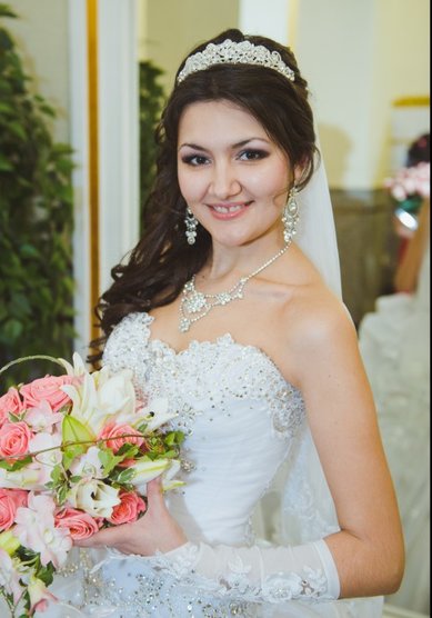 Свадебная прическа Сиянье (С14205) - Стилист-визажист Виктория Корсакова