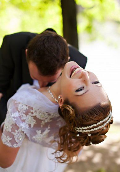 Свадебная прическа Лизанька (V14833) - Стилист Елена Левицкая