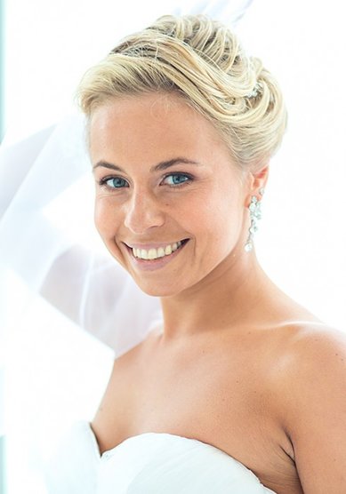 Свадебная прическа С14973 - Свадебный стилист-визажист Людмила Кубышкина