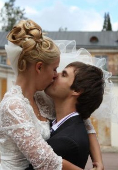 Прическа на свадьбу О14980 - Стилист-визажист Елена Олейник