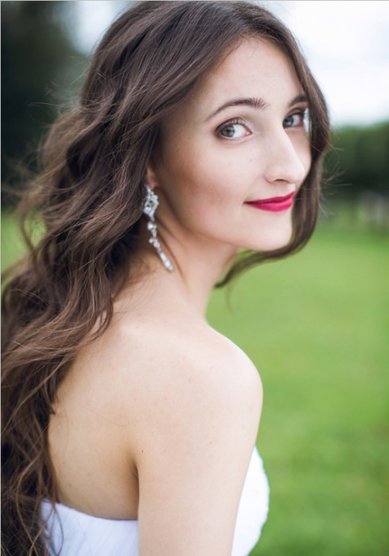 Свадебная прическа Стильно и нежно (С15315) - Стилист Анастасия Полякова