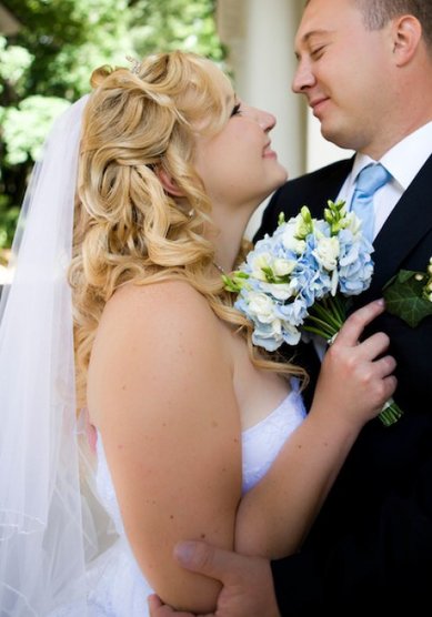 Прическа на свадьбу Невеста Лариса (С15318) - Стилист-визажист Олеся Чорная