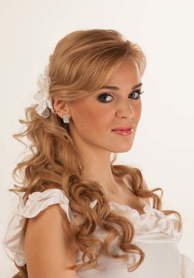 Свадебная прическа Невеста Юлия (С15443) - Стилист-визажист Олеся Чорная