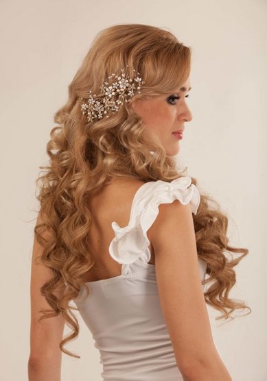 Свадебная прическа Невеста Юлия (С15445) - Стилист-визажист Олеся Чорная