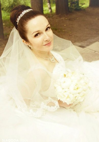 Прическа на свадьбу Лебединое озеро. (С15786) - Свадебный стилист-визажист Людмила Кубышкина...