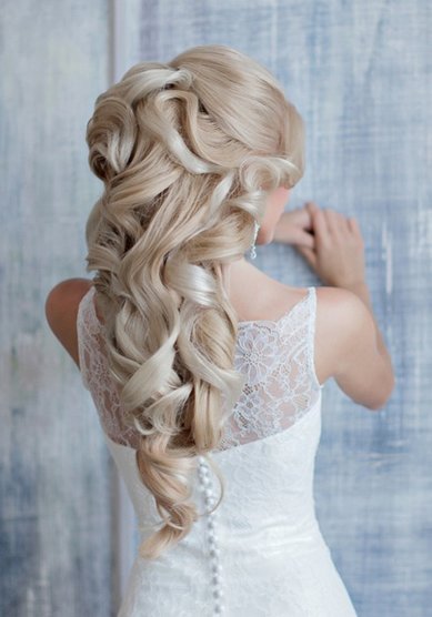 Прическа на свадьбу Греческая коса (W15916) - Агентство стилистов Websalon Wedding