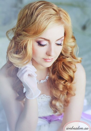 Свадебный образ Локоны (W15949) - Агентство стилистов Websalon Wedding