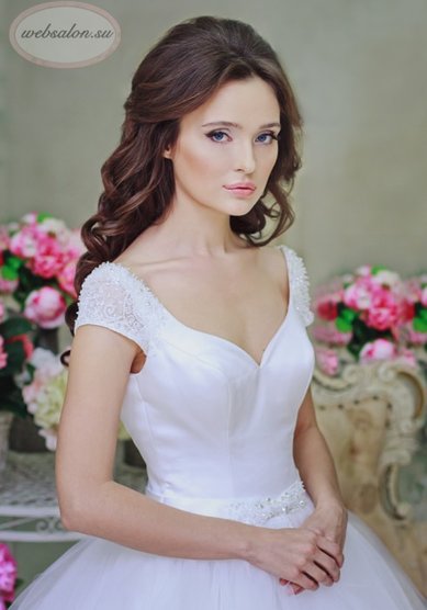Свадебная прическа Свадебная прическа (W15953) - Агентство стилистов Websalon Wedding