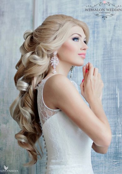 Свадебная прическа Греческая коса (W16007) - Агентство стилистов Websalon Wedding