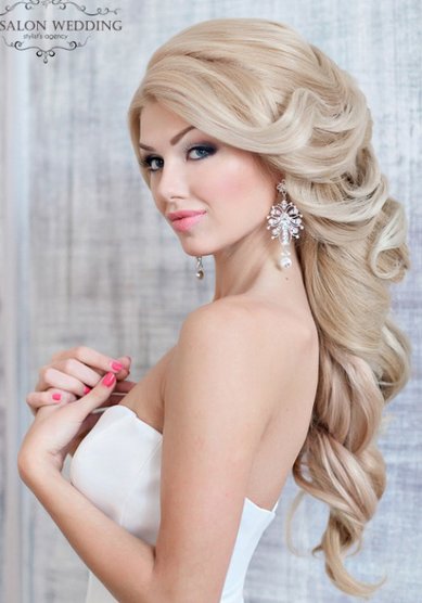 Свадебная прическа Греческая коса (W16013) - Агентство стилистов Websalon Wedding