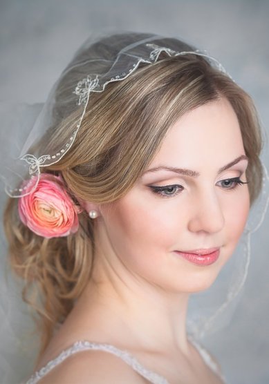 Прическа на свадьбу Карал (В16022) - Студия свадебного стиля Веста