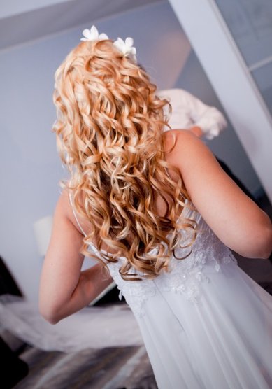 Прическа на свадьбу нимфа (В16034) - Студия свадебного стиля Веста