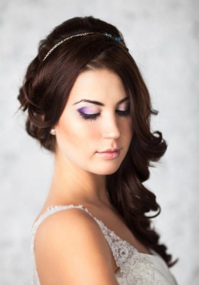 Свадебная прическа греческая (В16053) - Студия свадебного стиля Веста