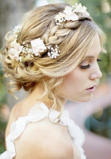 Свадебная прическа B16057 - Стилист-визажист Beauty catering Peggy Sue