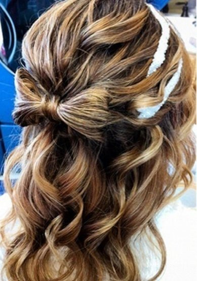 Прическа на свадьбу B16062 - Стилист-визажист Beauty catering Peggy Sue