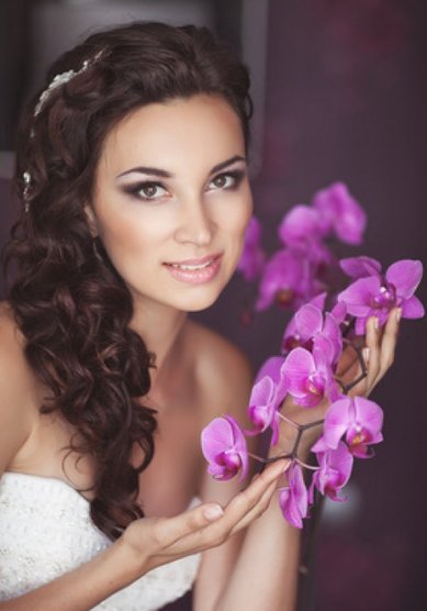 Свадебная прическа Выездной салон HomeGlamour (В16071) - Выездной салон Home Glamour