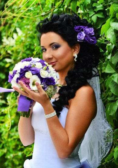 Свадебная прическа Выездной салон HomeGlamour (В16081) - Выездной салон Home Glamour