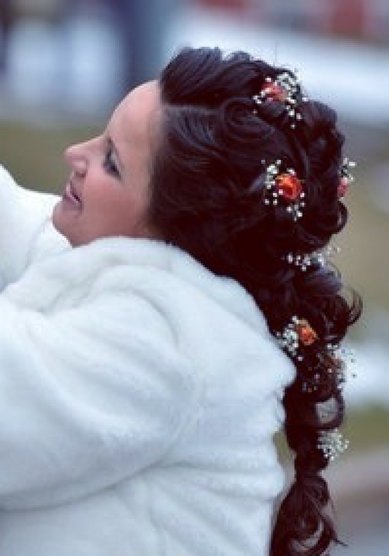 Прическа на свадьбу С16090 - Стилист-визажист Валентина