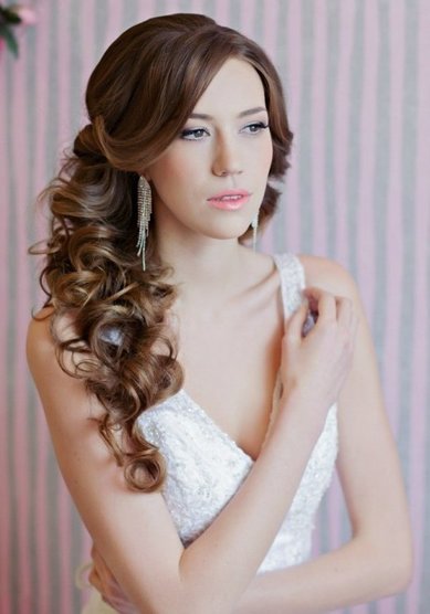 Прическа на свадьбу B16132 - Стилист-визажист Beauty catering Peggy Sue