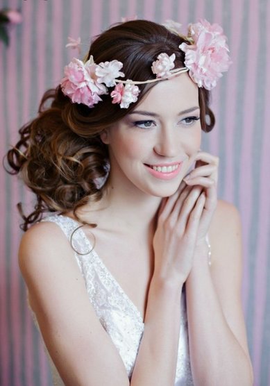 Прическа на свадьбу B16134 - Стилист-визажист Beauty catering Peggy Sue