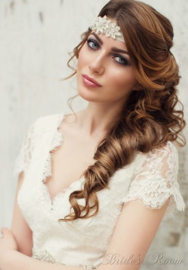 Свадебная прическа С16257 - Стилист-визажист Студия свадебных стилистов Bridesroom